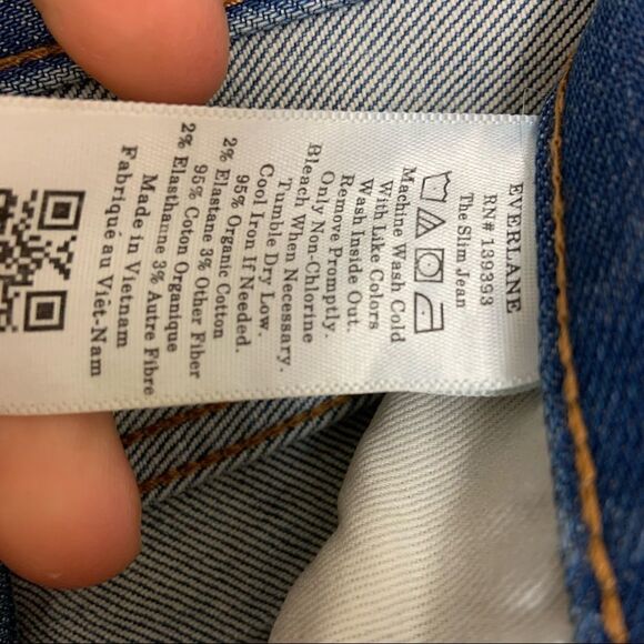 Everlane Uniform Slim Fit Jean (G14) - Picture 7 of 10